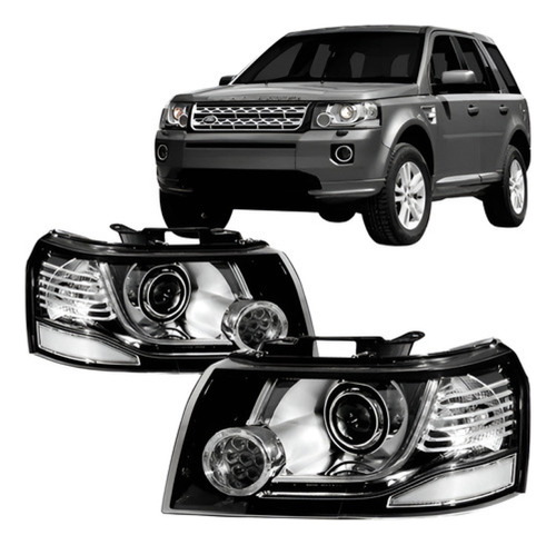 Par Farol Freelander 2 2006 A 2013 D3s C/ Led Crom. 12 Pinos