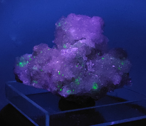 Mineral Raro Radioactivo Uranio Uranofano Fluorescente Uv #1