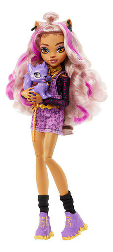Monster High Muñeca Clawdeen Moda Original Mattel
