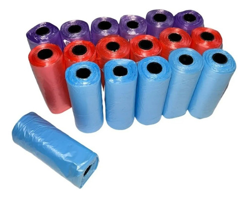 Pack 30 Rollos Bolsa Desechos Perro Gato Basura / 450 Bolsas