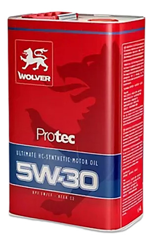 Aceite Wolver Protec 5w30 C2 X 4 Litros Sintético