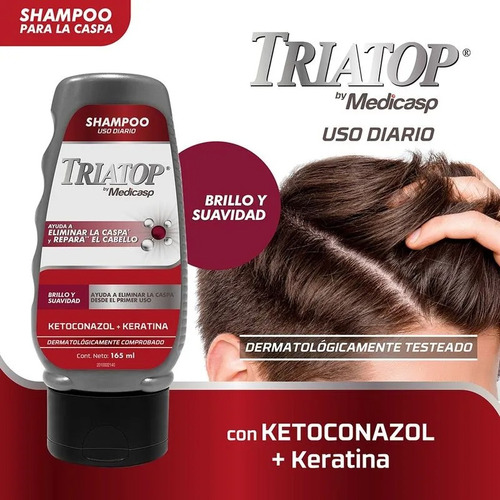 Triatop Brillo Y Suavidad Keratina Control Caspa 165ml