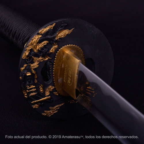 Imagen 7 de 9 de Katana Wakizashi Kensei Aohige Full Tang Filo Extremo
