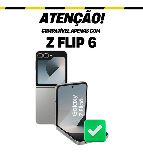 Capa Capinha Anti-impacto Luxo P/ Samsung Galaxy Z Flip 6