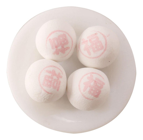 Casa De Muñecas De 4 Piezas, Postres Chinos, Casa De Fu