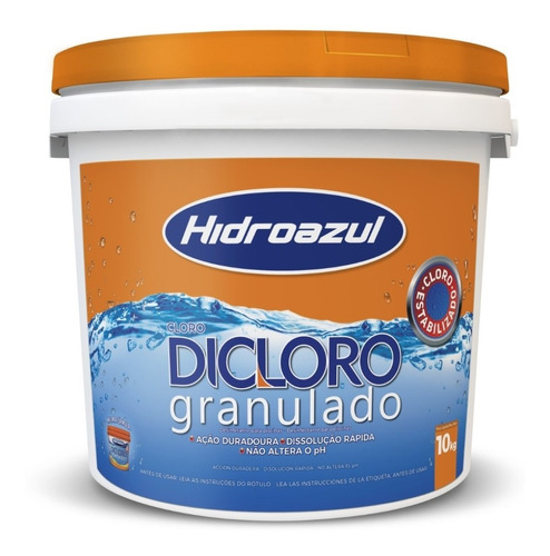 Dicloro Granulado 10kg Hidroazul