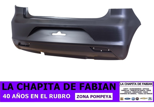 Paragolpe Trasero Vw Fox Msi 2015 2016 2017 2018