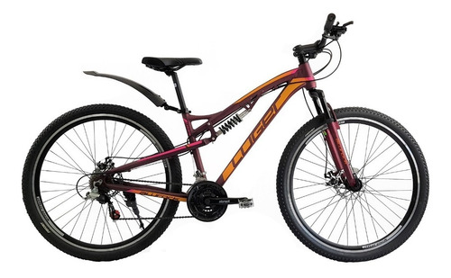 Bicicleta Montaña Alurock Ds 21v Freno Disco R29 Aluminio Color Rosa