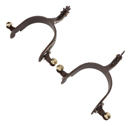2 Unidades De Western Cowboy Spurs, De Acero Con Bajo Conten