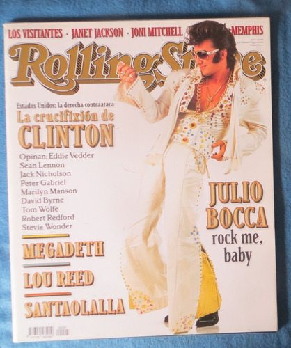 Julio Bocca Lou Reed Megadeth Revista Rolling Stone N 8 2004