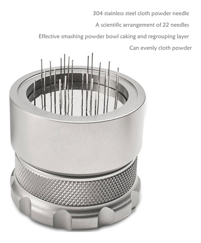 Distribuidor De Café De Acero Inoxidable, 51 Mm Gris