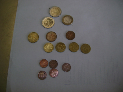 15 Monedas Euro 2 E,1 E ,5 C, 10 C, 20 C, 2 C,1 C Art Xix-67