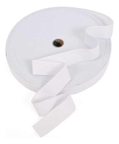 Elastico Crochette 32mm 20 Ligas Blanco Rollo Con 50mts Elástico Blanco