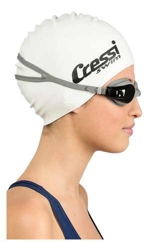 Goggle Cressi Nuoto Adulto Natación Color Azul