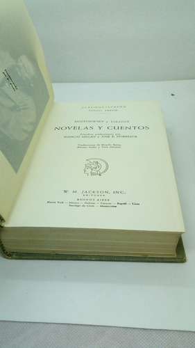 Novelas Y Cuentos.  Dostoievsky & Tolstoy.