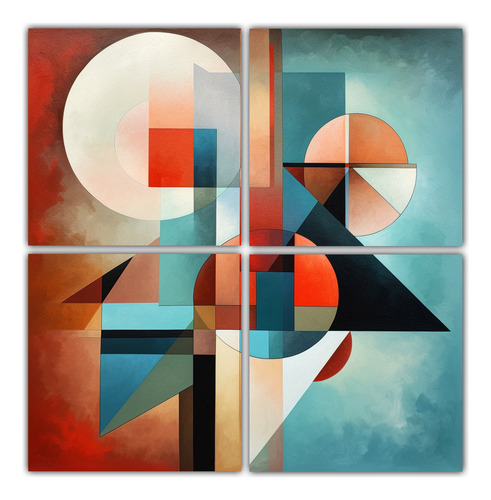 160x160cm Artes De Pared Composicion Visual Thinking Abstrac