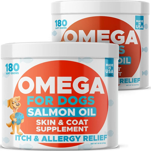 Omega 3 Alaskan Fish Oil Treats For Dogs (360 Ct) - Alivio D