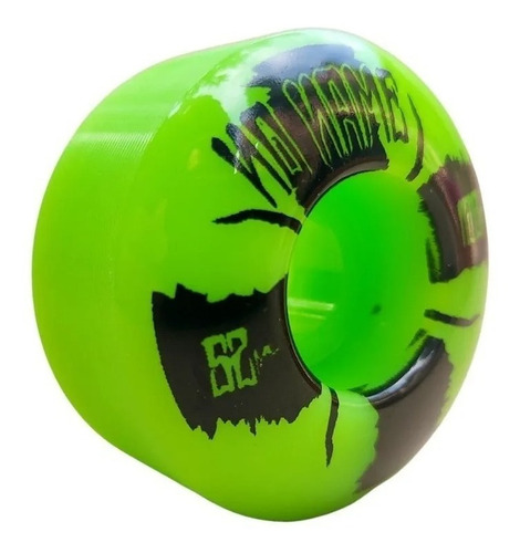 Imagen 2 de 4 de Ruedas No Name Verde 52mm 100a Uretano Importado