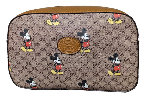 Bolsa Mujer Bandolera Mickey Color Marrón G5