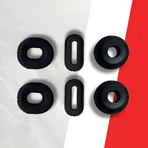 Borrachas Carenagem Lateral Cbx 250 Twister Kit Com 6 Peças