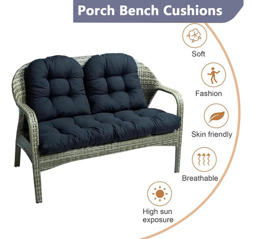 Jhlwares 3 Piece Wicker Chair Cushion Set 1 Loveseat Wicker