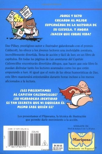 Libro Las Aventuras Del Capitan Calzoncillos 1