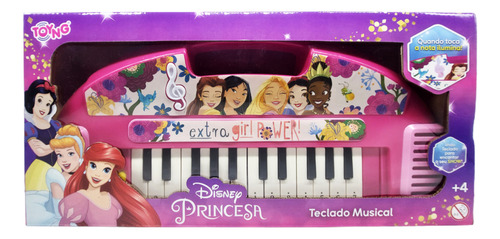 Teclado Musical Piano Infantil Princesas Disney Toyng