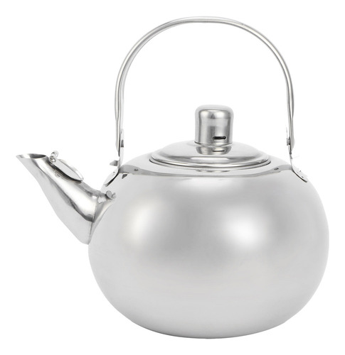 # 304 Stainless Steel Silver Teapot With Flat Bottom I