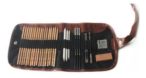 Set De Lápices De Carbón Para Sketch 29 Pcs