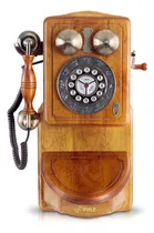 Comprar Prt45 Telefono Rural Antiguo Pared Menor Madera