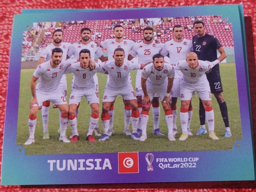 Laminas Album Qatar Equipo Tunisia Elegir
