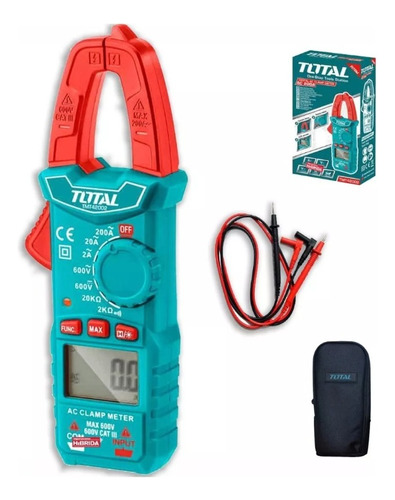 Multimetro Digital Con Abrazadera Tmt42002 Ac/dc Total Tools