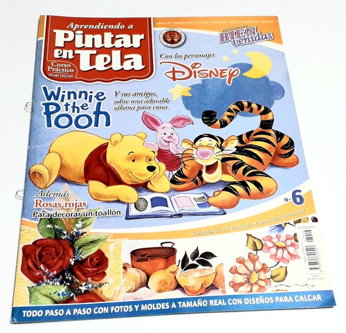 Revista Pintar En Tela Winnie The Pooh Año 2007 Número 6