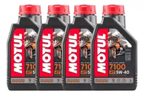 Comprar Kit Óleo Motul 7100 5w40 4t 4 Litros Motul 4x104086