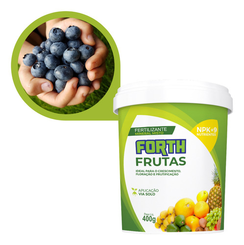 Adubo Fertilizante Pé Muda Mirtilo Arbusto Rabbiteye Lowbush