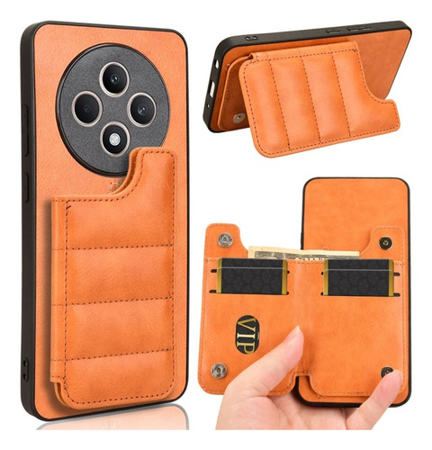 Funda Con Patrón De Vaca Y Bolso Para Tarjetas Para Oppo