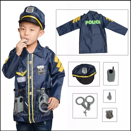 Disfraz De Policia Infantil - Temu Mexico