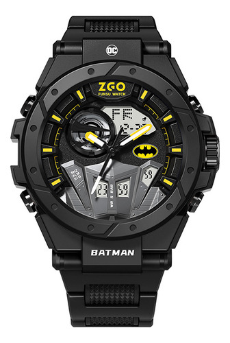 Reloj Electrónico Zgo Warner Dc Batman Para Hombre, Diseño N