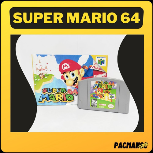 Super Mario 64 Original Caixa Berço E Label Repro Usado