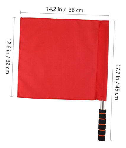Juego Banderas Árbitro Para Competición Con Asa Bandera De