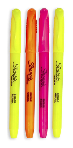 Marcador Resaltador De Texto Sharpie Pack X4 Febo