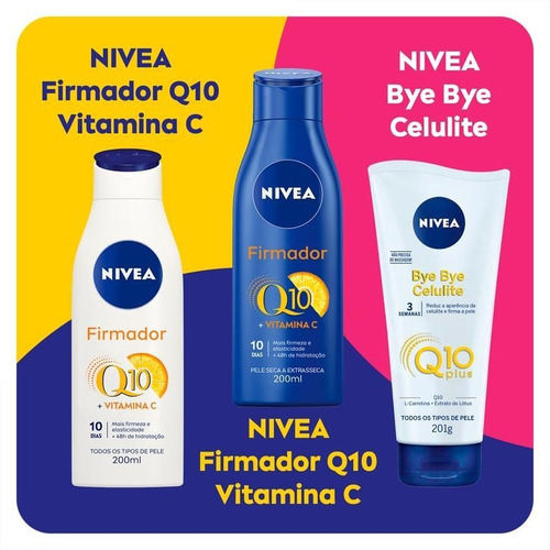 Deo Hidratante Nivea Firmador Q10 + Vitamina C 200ml