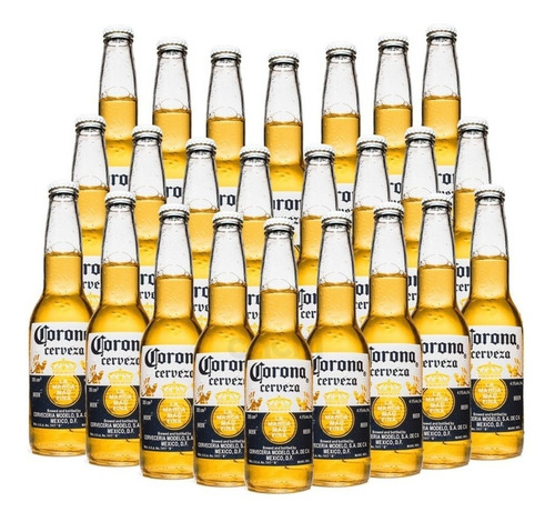 Imagen 2 de 6 de Cerveza Corona X 24 Botellas De 355ml