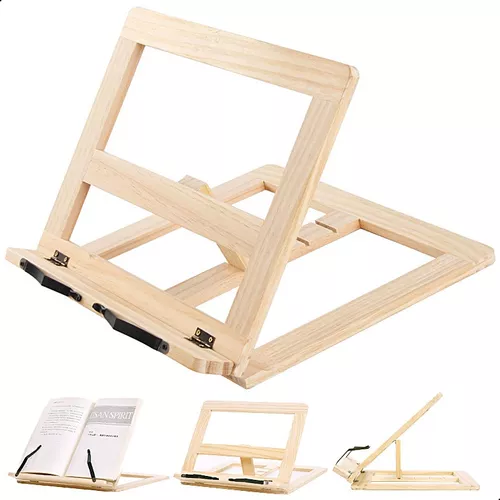 Soporte Plegable Portátil Para Libros, Estante Para Leer Atril