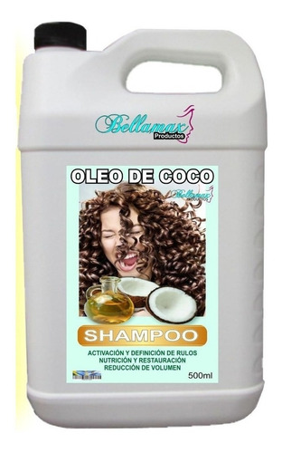 Bidon Shampoo Oleo De Coco Activador De Rulos 5 Litros