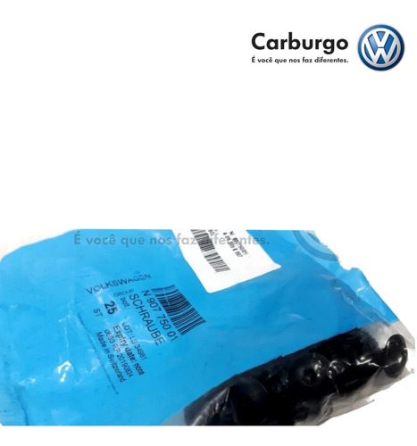 Imagem 3 de 5 de Parafusos Protetor Isolante Carter Orig Vw Fox Polo Spacefox