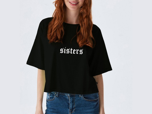 Polera Mujer Cropped Sisters Crop Top