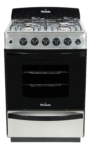 Cocina Multigas Florencia 5538 Acero De 4 Hornallas Inox