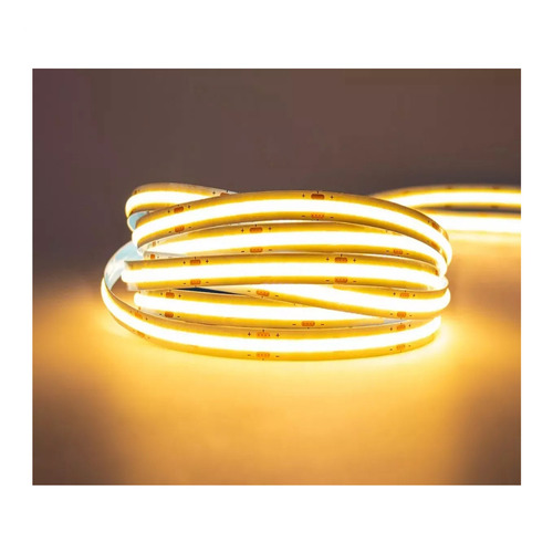 Fita Led Cob All Light 10w/m 288 Leds 5m 12v Ip65 Stella Luz Branco Quente - 2700k