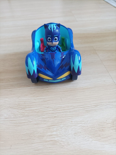 Pj Masks Cat Boy Con Automóvil - Héroes En Pijamas